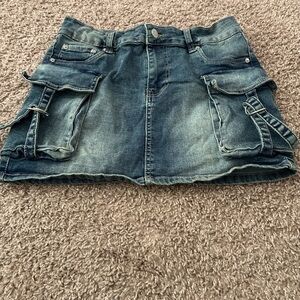 Charlotte Russe Denim Mini Skirt